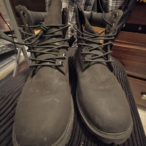 Timberland Men's Black Leather Boots